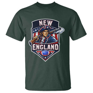 Red Blue White Sport Fan T Shirt Football Lover Gift TS12 Dark Forest Green Print Your Wear