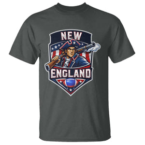 Red Blue White Sport Fan T Shirt Football Lover Gift TS12 Dark Heather Print Your Wear