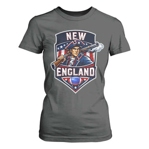 Red Blue White Sport Fan T Shirt For Women Football Lover Gift TS12 Dark Heather Print Your Wear