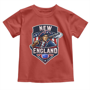 Red Blue White Sport Fan Toddler T Shirt Football Lover Gift TS12 Red Print Your Wear