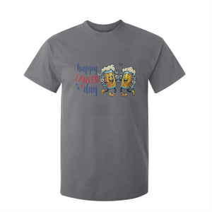 Happy Labeer Day T Shirt For Kid Funny Labor Day Beer Union Worker Humor TS12 Charcoal Print Your Wear