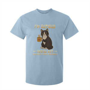 Funny I Am Retired You Are Not Have Fun At Work Tomorrow T Shirt For Kid Black Cat TS12 Light Blue Print Your Wear