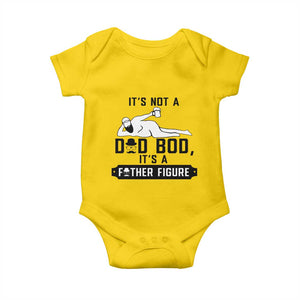 Funny Dad Baby Onesie It Is Not A Dad Bod It Is A Father Figure TS12 Daisy Print Your Wear