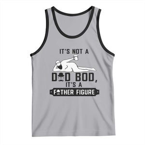 Funny Dad Tank Top It Is Not A Dad Bod It Is A Father Figure TS12 Athletic Heather Black Print Your Wear