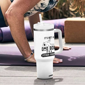 Funny Dad Tumbler With Handle It Is Not A Dad Bod It Is A Father Figure TS12 Print Your Wear