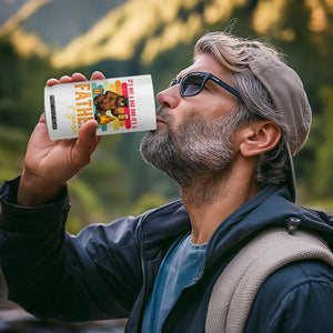 Funny Bear Dad 4 in 1 Can Cooler Tumbler It Is Not A Dad Bod It Is A Father Figure TS12 Print Your Wear