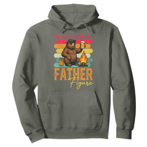 Funny Bear Dad Hoodie It Is Not A Dad Bod It Is A Father Figure TS12 Military Green Print Your Wear
