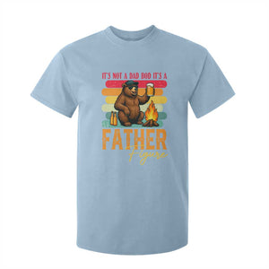 Funny Bear Dad T Shirt For Kid It Is Not A Dad Bod It Is A Father Figure TS12 Light Blue Print Your Wear