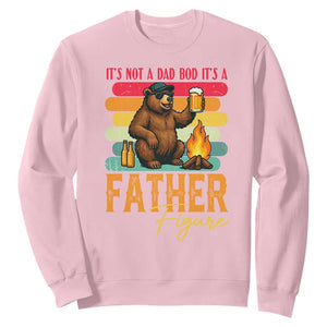 Funny Bear Dad Sweatshirt It Is Not A Dad Bod It Is A Father Figure TS12 Light Pink Print Your Wear