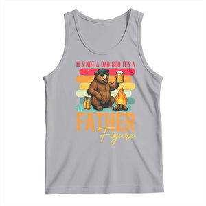 Funny Bear Dad Tank Top It Is Not A Dad Bod It Is A Father Figure TS12 Athletic Heather Print Your Wear