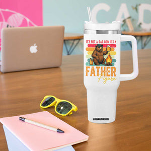 Funny Bear Dad Tumbler With Handle It Is Not A Dad Bod It Is A Father Figure TS12 Print Your Wear