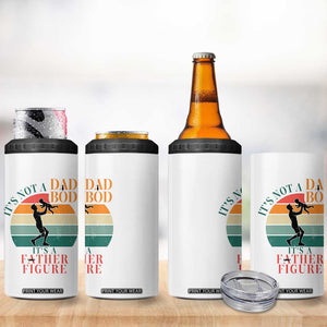 It Is Not A Dad Bod It Is A Father Figure 4 in 1 Can Cooler Tumbler Funny Dad Saying TS12 Print Your Wear