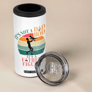 It Is Not A Dad Bod It Is A Father Figure 4 in 1 Can Cooler Tumbler Funny Dad Saying TS12 Print Your Wear