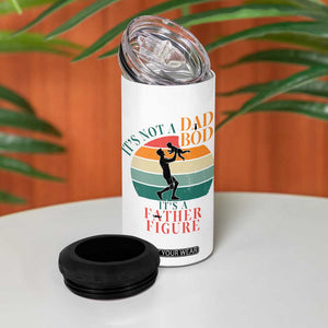 It Is Not A Dad Bod It Is A Father Figure 4 in 1 Can Cooler Tumbler Funny Dad Saying TS12 Print Your Wear