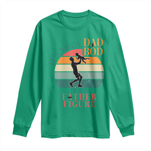 It Is Not A Dad Bod It Is A Father Figure Long Sleeve Shirt Funny Dad Saying TS12 Irish Green Print Your Wear