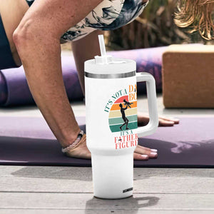 It Is Not A Dad Bod It Is A Father Figure Tumbler With Handle Funny Dad Saying TS12 Print Your Wear