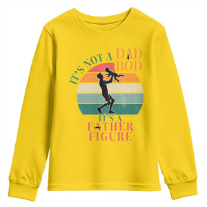 It Is Not A Dad Bod It Is A Father Figure Youth Sweatshirt Funny Dad Saying TS12 Daisy Print Your Wear