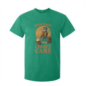 Fun Fact I Do Not Care T Shirt For Kid Funny Skeleton TS12 Irish Green Print Your Wear