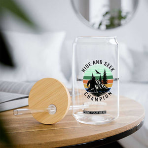 Hide And Seek Champion Glass Can Bigfoot Lover Gift TS12 Print Your Wear