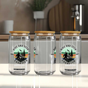 Hide And Seek Champion Glass Can Bigfoot Lover Gift TS12 Print Your Wear