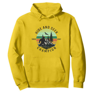 Hide And Seek Champion Hoodie Bigfoot Lover Gift TS12 Daisy Print Your Wear