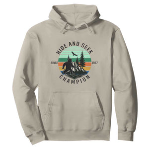 Hide And Seek Champion Hoodie Bigfoot Lover Gift TS12 Sand Print Your Wear
