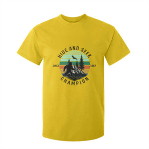 Hide And Seek Champion T Shirt For Kid Bigfoot Lover Gift TS12 Daisy Print Your Wear