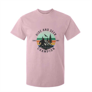 Hide And Seek Champion T Shirt For Kid Bigfoot Lover Gift TS12 Light Pink Print Your Wear