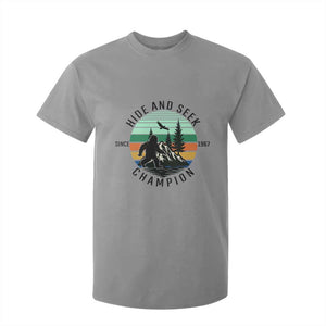 Hide And Seek Champion T Shirt For Kid Bigfoot Lover Gift TS12 Sport Gray Print Your Wear