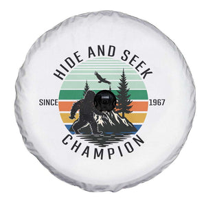 Hide And Seek Champion Spare Tire Cover Bigfoot Lover Gift TS12 Print Your Wear