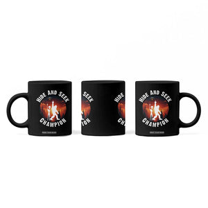 Hide And Seek Champion Coffee Mug Funny Bigfoot And Alien Lover Gift TS12 Print Your Wear