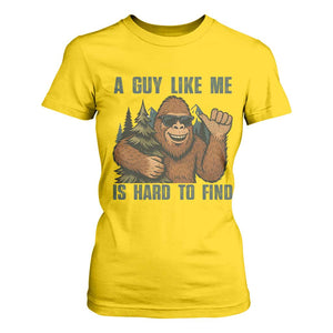 Funny Bigfoot Gift T Shirt For Women A Guy Like Me Is Hard To Find TS12 Daisy Print Your Wear