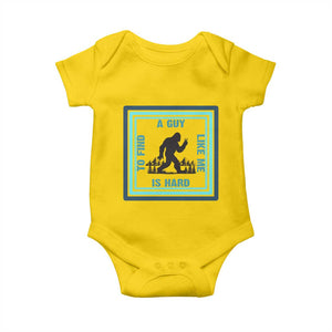 Bigfoot Lover Gift Baby Onesie A Guy Like Me Is Hard To Find TS12 Daisy Print Your Wear