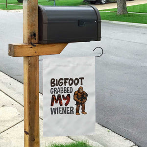 Bigfoot Grabbed My Wiener Garden Flag Funny Dog Lover Gift TS12 Print Your Wear