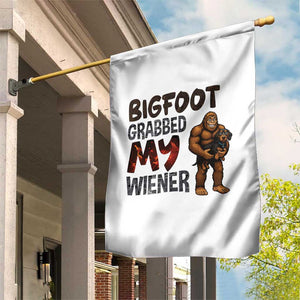 Bigfoot Grabbed My Wiener Garden Flag Funny Dog Lover Gift TS12 Print Your Wear