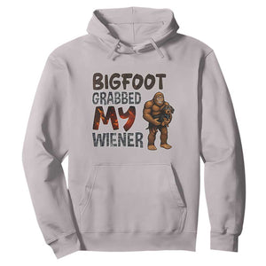 Bigfoot Grabbed My Wiener Hoodie Funny Dog Lover Gift TS12 Ice Gray Print Your Wear