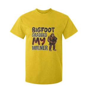Bigfoot Grabbed My Wiener T Shirt For Kid Funny Dog Lover Gift TS12 Daisy Print Your Wear
