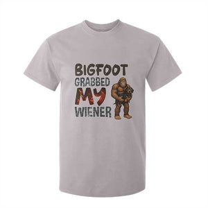 Bigfoot Grabbed My Wiener T Shirt For Kid Funny Dog Lover Gift TS12 Ice Gray Print Your Wear