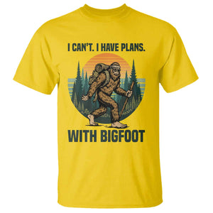 I Cant I Have Plans With Bigfoot T Shirt Funny Cryptid Lover Gift TS12 Daisy Print Your Wear