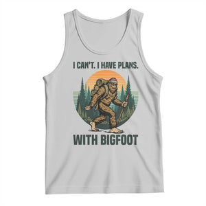 I Cant I Have Plans With Bigfoot Tank Top Funny Cryptid Lover Gift TS12 Ash Print Your Wear