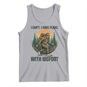 I Cant I Have Plans With Bigfoot Tank Top Funny Cryptid Lover Gift TS12 Athletic Heather Print Your Wear