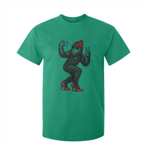 Funny Sexy Bigfoot Selfie T Shirt For Kid Sasquatch Lover Gift TS12 Irish Green Print Your Wear