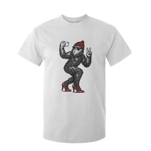 Funny Sexy Bigfoot Selfie T Shirt For Kid Sasquatch Lover Gift TS12 White Print Your Wear