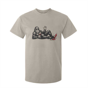 Funny Sassquatch Sexy T Shirt For Kid Bigfoot With Cocktail Party Humor TS12 Sand Print Your Wear