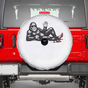 Funny Sassquatch Sexy Spare Tire Cover Bigfoot With Cocktail Party Humor TS12 White Print Your Wear