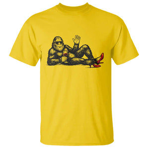 Funny Sassquatch Sexy T Shirt Bigfoot With Cocktail Party Humor TS12 Daisy Print Your Wear