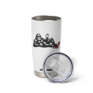 Funny Sassquatch Sexy Tumbler Cup Bigfoot With Cocktail Party Humor TS12 Print Your Wear
