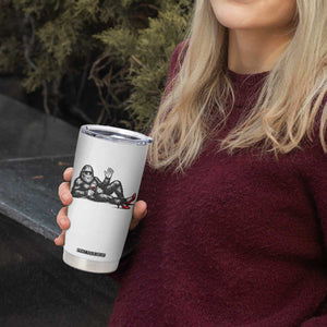 Funny Sassquatch Sexy Tumbler Cup Bigfoot With Cocktail Party Humor TS12 Print Your Wear