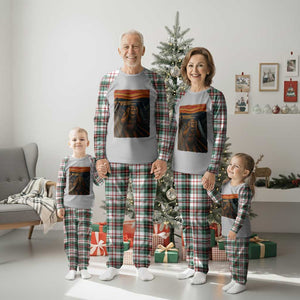 Funny Bigfoot And Alien Plaid Pajama Set Parody The Scream Art Meme Gift TS12 Christmas Plaid Print Your Wear