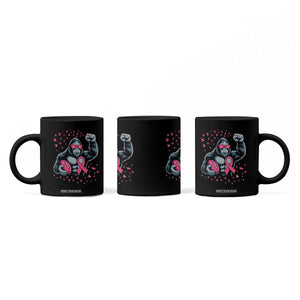 Funny Bigfoot Football Coffee Mug Breast Cancer Awareness Gift TS12 Print Your Wear